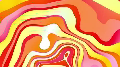 fond de mouvement Smooth Liquid Waves à dégradé coloré abstrait