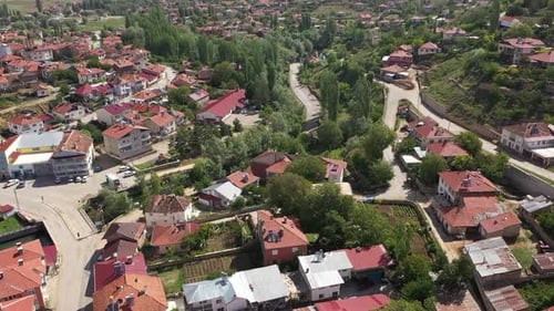 Sızır Town With Aerial Shot