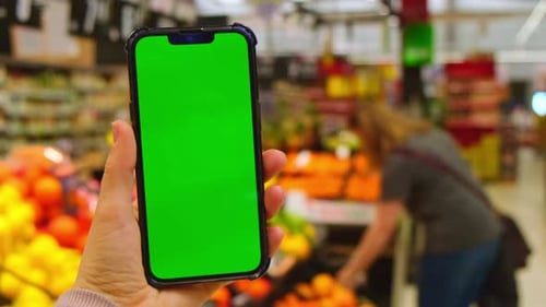 Mobile Phone Chroma Key for Mobile App Application