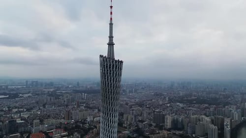 Drone Shot Guangzhou, China