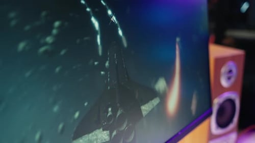 Gamer Navigating Universe in Simulation Game