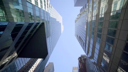 high rise office buildings in the city business district