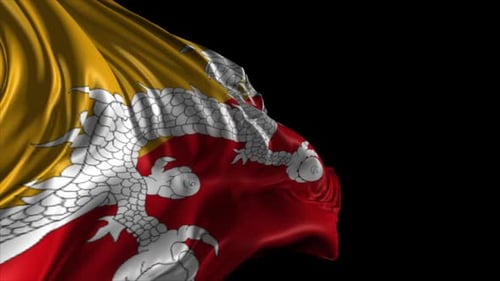 Drapeau du Bhoutan