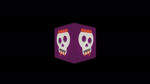 happy halloween icon motion