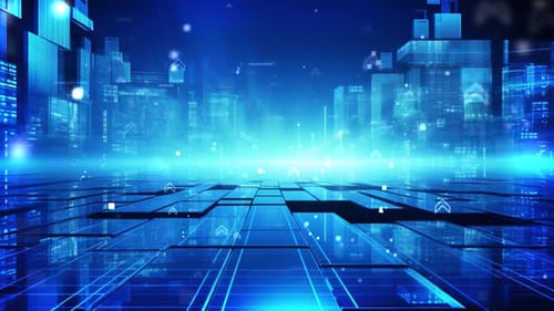 Blue Corporate Background Loop