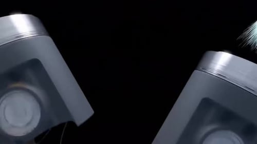 Realistic 3D Animation of V8 Engine Internal Combustion Cycle