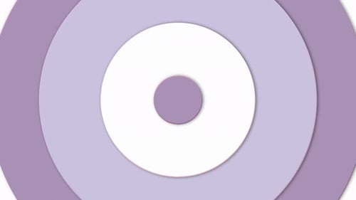 Minimal Geometric Concentric Circles Abstract Background Animation