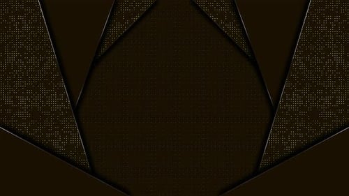 Elegant Geometric Corporate Background with Gold Dot Animation