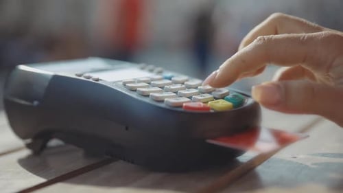 Credit Card Payment on Modern PIN Pad
