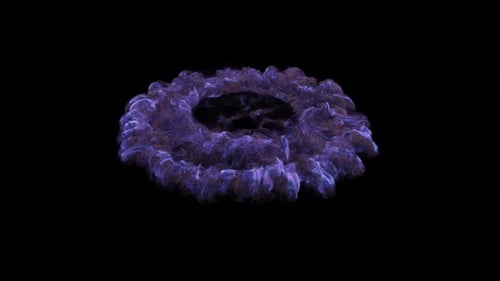 Dynamic Abstract Blue Purple Energy Burst Reveal