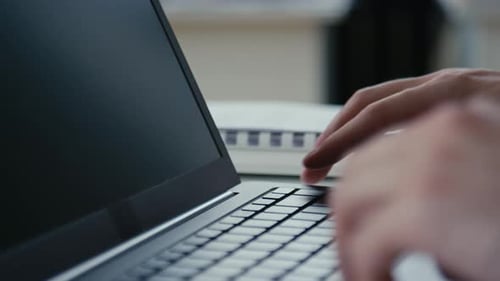 Opening Laptop and Waking it from Sleep Mode