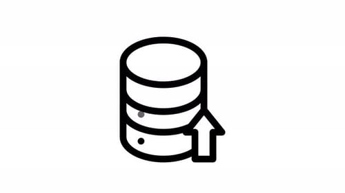 upload line icon animation