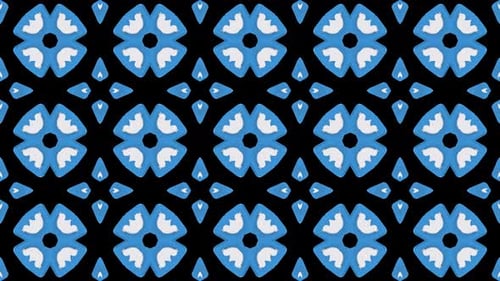 Dynamic Abstract Geometric Morphing Pattern Background Loop