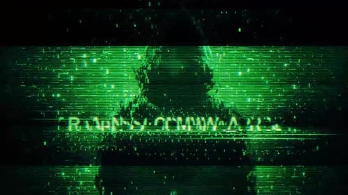 Ransomware-Wörter in den Bereichen Hacking und Cybersicherheit