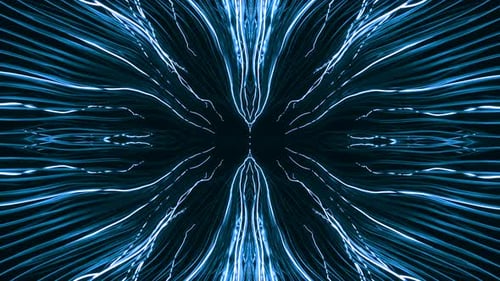 Flickering bright lines of electricity
