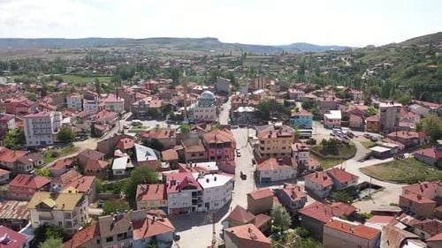 Vue aérienne de la ville de Sızır 2