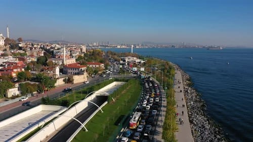 Quai d'Istanbul sur le Bosphore