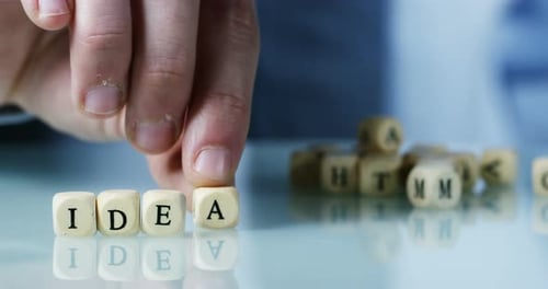 Completing the Idea with Wooden Blocks