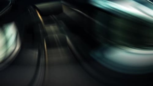 Abstrakter Stahl-Swoosh-Animationshintergrund