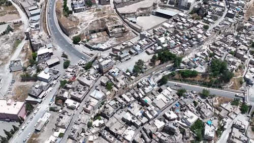 Sanliurfa, Birecik City Aerial View