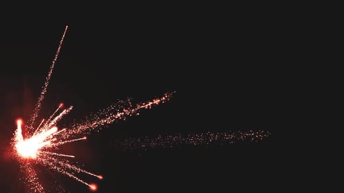 Sparkling Lights Lines Animation Background