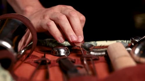 the bartender prepares a cocktail at the bar