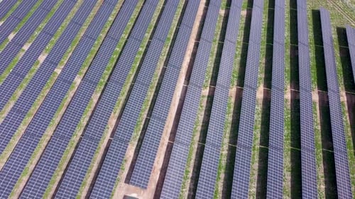Solar panel fields