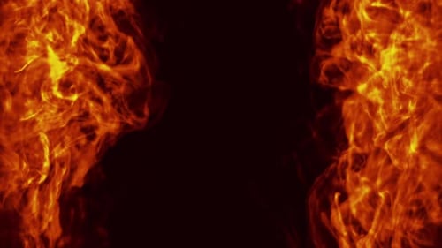 Fire Flame Burning Frame Heat Wave Orange