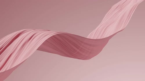 Abstract Pale Pink Fabric Flowing Smoothly