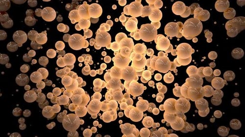 Abstract Fluid Golden Spheres Background Loop