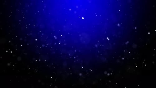 Blue Particles Background Loop