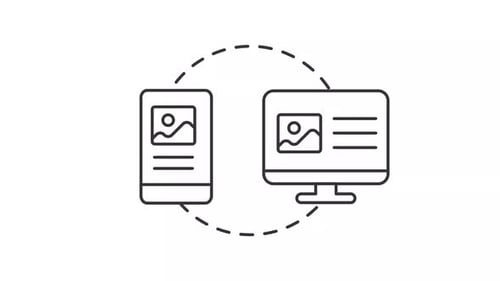 Cross platform line animation