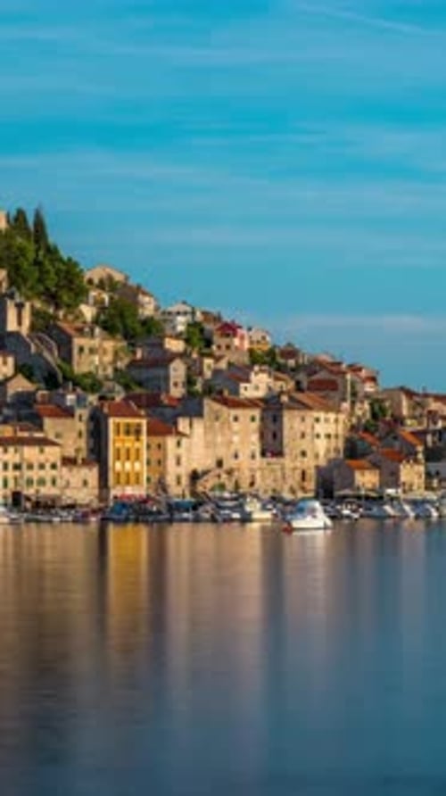 Vertical View Of Croatia Cityscape, Europe