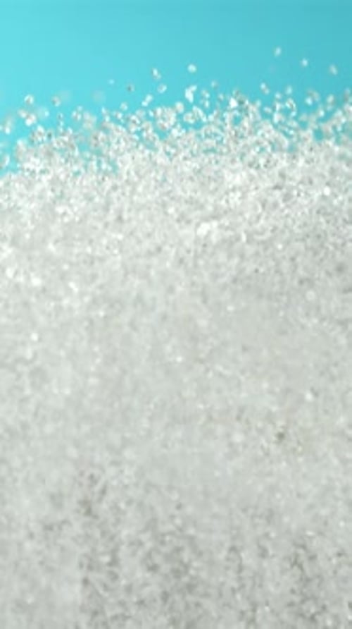 Sugar Flies Up and Down Filmed on a Highspeed Camera at 1000 Fps