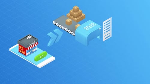 Animated Visualization Of Ecommerce Order Fulfillment Process