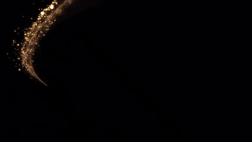 Particle Glow Trail on Alpha