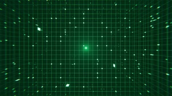 Abstract digital grid. Loopable background animation. Data technology ...