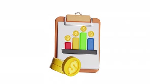 3d Icon Animation Growth Analysis