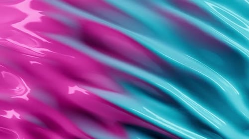 Dynamic Fluid Waves Background with Pink and Blue Colors