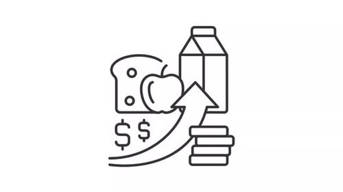 Inflation line animation