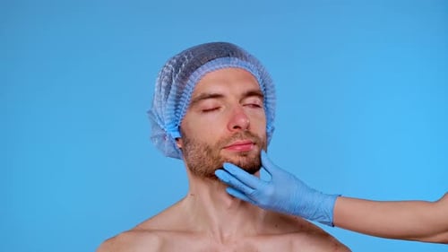 Man Examined Before Surgical Procedure