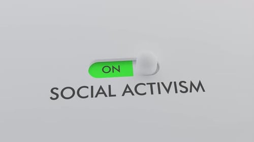 Switching on the SOCIAL ACTIVISM switch