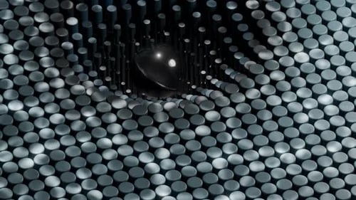 Wavy Geometric 3d Loop Animation