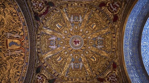 Golden Ceiling within St John’s Co-Cathedral