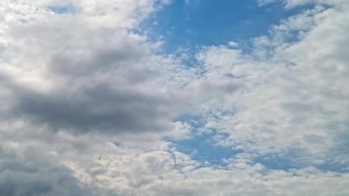 Time-lapse of Beautiful Clouds in the Daytime