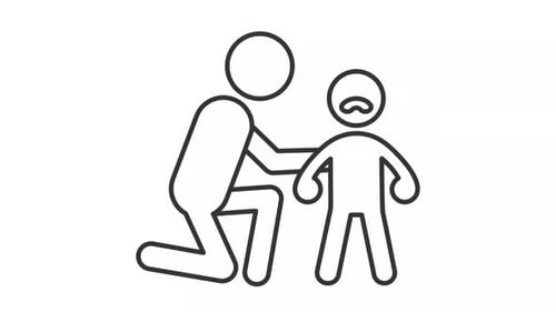 Animation en ligne réconfortante pour enfants qui pleurent