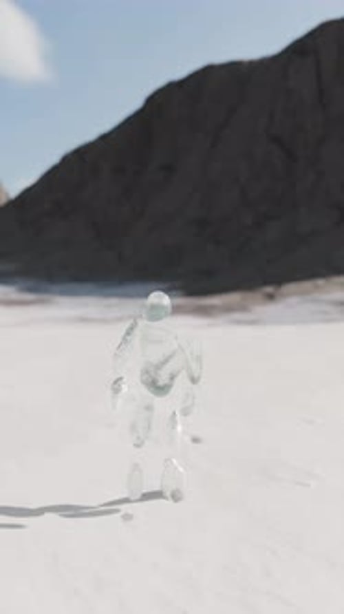 Rock Golem zerfällt beim Gehen Animation
