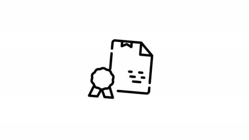 Animation Badge Award Icon