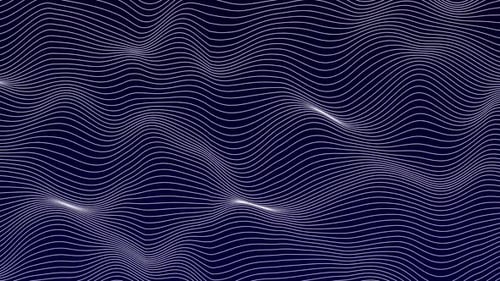 Abstract Wavy Line Grid Background Animation