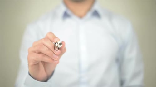 Writing Best Price on Transparent Surface